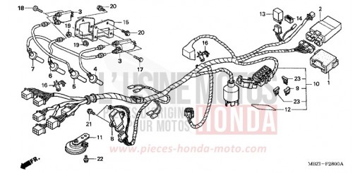 KABELBAUM (CB600F2) CB600F2 de 2002